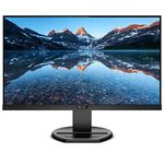 PHILIPS 243B9-24 Inch FHD Monitor,75Hz, 4ms, IPS, USB-C Dock, Height Adjust, Speakers, FlickerFree (1920 x 1080, 250 cd/m², HDMI/VGA/DP/USB-C/USB3.2)