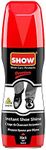 SHOW Black Instant Leather Shoe Shine Liquid for Shoe Boots Bags - Unisex 1 unit 75ml Bottle with Sponge for Instant Leather Colour Nourish and Condition - Leather Care Products