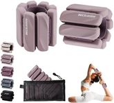 BECOJADDE Ankle Weights for Women Men Adjustable 2LB Wrist Weights Bracelet Set of 2 for Home Gym Weighted Bangles Wristbands Leg Arm Weights for Walking Swimming Running Pilates Yoga Gym, Rose Pink