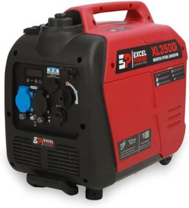 Excel Power 3.2KW True Sine Wave Petrol Inverter Generator Ideal For Camping, Fishing, Motorhome, Caravan, Outdoor Adventure 2 Year Warranty