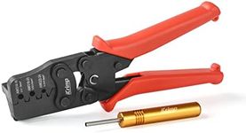 iCrimp Weather Pack Crimp Tool for AWG 24-14 Crimping Delphi APTIV Weather Pack Terminals or Metri-Pack Connectors- Crimp Terminals and Seal In ONE Cycle with Locator & Removal Extraction Tool