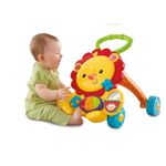 Fisher-Price Baby & Toddler Toy Musical Lion Walker Push Along with Lights Sounds & Developmental Activities for Ages 6+ Months