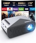 Mini Projector for iPhone, 1080P Su