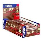 USN Trust Cookie Bar, Triple Chocolate Protein Cookie: High Protein Bars, Perfect On-the-Go & Post-Workout Protein Snacks (12 x 60g Bars per Pack)