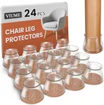24 Pcs Chair Leg Floor Protectors f