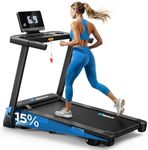 MERACH Foldable Treadmill with 15% 