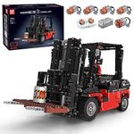 Mould King 13106 Lift Truck Building Kits,Technology Forklift Toy Building Set, Romote Control Forklift Toy, Gift for Kids Age 8+/ Adult 1,719 Pieces