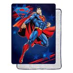 Northwest DC - Superman Silk Touch Sherpa Throw Blanket, 60" x 80", American Hero