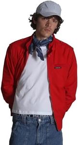 Members Only Men's Classic Iconic Racer, Slim Fit Jacket (Red, 2XL)