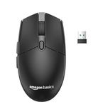 amazon basics Pro Series Wireless Gaming Mouse, Hero Sensor, 12000 DPI, Lightweight | 6 Programmable Buttons | Compatible with PC/Mac | Rechargeable |