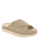 UGG Women's Goldenstar Cross Slide Sandal, Driftwood, 10 UK