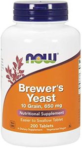 NOW Foods Brewer's Yeast 650 mg 200 Tabs