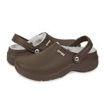 Lakeland Active Men's Fleece-Lined Dockray Clogs - Chestnut Brown - 10 UK