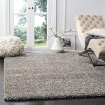 GLOSS CARPET Shaggy Carpet Plain Fur Rugs for Bedroom Living Room Feet Microfiber 2 Inch Pile Height Modern Interior Mats MULTICOLOUR 10 X 12 FEET