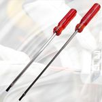 Hardened and Tempered Chrome Vanadium 2-in-1 Standard Screwdriver ((250mm+300mm) 10 Inch + 12 Inch)