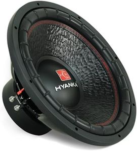 H YANKA BSC-15-2 15 Inch Subwoofer - 1300W MAX Power 15 Inch Paper Cone Subwoofer Car Audio, Black Iron Basket, 2.5“ Dual Voice Coil 2 Ohm Impedance 15 Sub for Cars