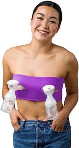 Pump Strap Hands-Free Pumping Bra, Breast Pump Bra for Breastfeeding Pumps for Women, Hands Free Pumping Bustier