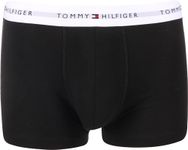 Tommy Hilfiger Men Boxer Short Trunks Underwear Pack of 5, Multicolor (Black/Black/Black/Black/Black), L