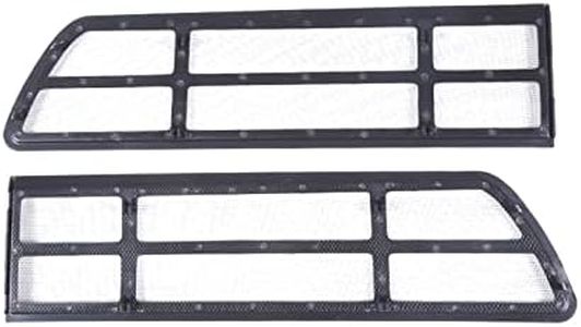 ABS Air Intake Grille, Air Vent Intake, Air Flow Vent Protect Inlet Cover Exterior Accessories(with Aluminum Alloy Mesh) (for Tesla Model Y 2021-2022)