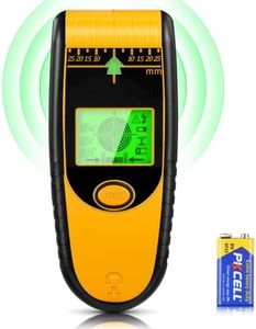 Stud Finder Wall Scanner Sensor - New 7 in 1 Electronic Wall Wood Metal Studfinder Edge Center Beam Sensor Detector with LCD Display ＆ Audio Alarm AC Wire Stud Finder for Detection Pipe Joist Drywall
