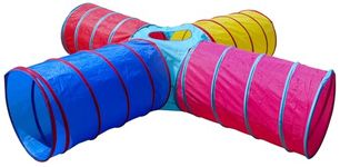 Homecute Tunnel Tent for Kids, Kids Play Tunnel, Foldable Indoor & Out Door Crawl Through Tunnel for- Kids Toddler Babies Children, Tunnel Tent for Kids, Girls and Boys. (4 Way Multicolour)