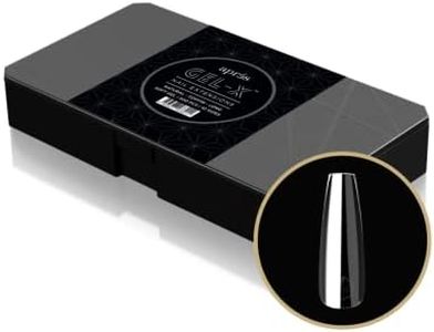 Apres Nail Gel-X Natural Coffin Long Box of Tips | 500 Gel-X Tips | Premium Quality | 10 Sizes 0-9 | No Size 00 Included | 2022 Version