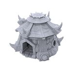 Orc Cottage by Makers Anvil, 3D Printed Tabletop RPG Scenery and Wargame Terrain for 28mm Miniatures