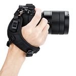 JJC Deluxe Mirrorless Camera Hand Grip Strap for Sony A7IV A7III A7II A7CR A7C II A7RV IV A7RIII II A7SIII II A9II III A1 ZV-E1 A6700 A6600 A6400 A6300 A6100 A6000 Panasonic G9 G95 S9 S5 S1 S1R & More