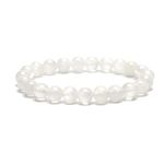 SIMPLÍ BASIC Natural Moonstone Healing Gemstone Bracelet 6mm Bead | Womens & Mens Bracelets | Calmness | Soothes Stress | Inspiration | Inc Gift Box