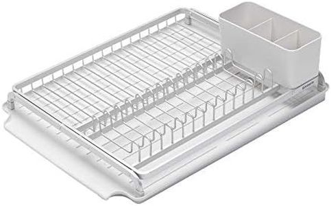 Brabantia 117428 Dish Drainer, Light Grey, 49 x 38.5 x 14 cm, Large