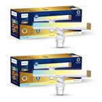 PHILIPS 10W B22 LED T-Bulb | 3 Colors in 1 LED Bulb | Scene Switch T-Bulb for Home & Decoration | Color: Tunable White | Pack of 2 | Gold Perform Series