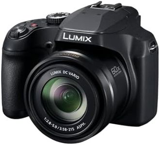 Panasonic Lumix DCFZ80DK Compact Camera + 20-1200mm Zoom Lens, Point and Shoot Digital Camera, 4K Video/Photo Recording, Power Optical Image Stabilizer