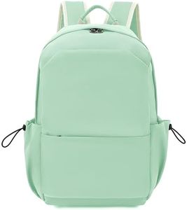 NEOREAL Laptop Backpack for Work, College, Travel, Lightweight Backpacks for Men Women, Sport Bag Fits 15.6 Inch Notebook, Green, Modern