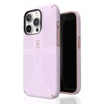 Speck iPhone 15 Pro Case - Built for MagSafe, Drop Protection Grip - Scratch Resistant, Soft Touch, 6.1 Inch Phone Case - CandyShell Grip Soft Lilac/Carnation Petal