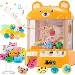 ROHSCE Mini Claw Machine for Kids | Arcade Game Toy Claw Machine Electric Candy Bear Vending Machine Toy with LED Lights & Adjustable Sound, Christmas Birthday Gifts for Girls Ages 4+