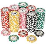 LUOBAO Premium Numbered Poker Chips