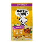 Barking Heads Complete Dry Dog Food 2kg - Adult All Hounder Fat Dog Slim Chicken - Natural Low Fat Weight Management for Overweight Dogs - Vet Approved