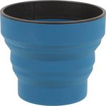 Lifeventure Silicon Ellipse Collapsible And Portable Mug For Camping, Travel & Outdoor - Navy Blue