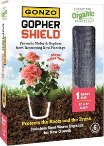 Gonzo 5036 Gopher Shield, Stainless Steel