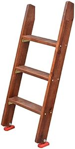 Wooden Loft Bed Ladders with Hooks Bracket and Anti-Slip Feet - Heavy Duty Bunk Bed Ladder for Easy Assembly - 3 Step/4 Step/5 Step - from Bunk Bed Ladder