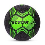 Vector X Street Soccer Rubber Moulded Stitched Football | Training | Match | Sports | Playing | Practice | Multicolor | Size-5|