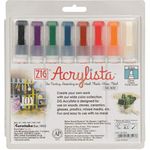 Zig ACRYLISTA PERMANET MARKER Chisel Tip 8 colors set CHIC/MODERN