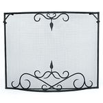 Achla Designs Minuteman International GSB-3931 Bostonian Curved Fire Screen, Small