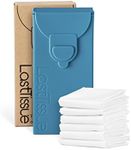 LastObject® The Reusable Organic Tissue Pack - Eco Friendly Handkerchiefs - Facial Tissues (Blue)