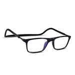 IRYZ EYEWEAR Magnetic Detachable Square Spectacles for Men & Women | Black | Medium | Zero Power | Dummy Lens | Trendy Design, Comfortable Fit