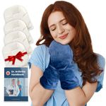 Doctor Developed Hand Warmer Gloves/Microwavable Therapy Mittens/Arthritis Pain Relief Gloves for Carpal Tunnel Relief with Doctor Handbook (Lavender Scented & Universally Sized. 1 Pair) (Blue)