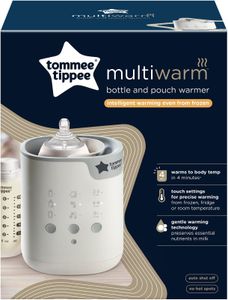 Tommee Tippee Multiwarm Bottle & Pouch Warmer – Automatic Timer, White
