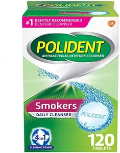 Polident Smokers Denture Cleanser Tablets - 120 Count