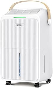 KNKA 2500 Sq.Ft Dehumidifier for Basement with Drain Hose Max 34 Pints, Dehumidifiers for Home, Bedroom, Bathroom, Large Room, Three Modes, Intelligent Humidity Control, Dry Clothes, 24HR Timer