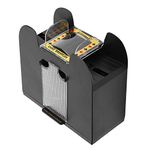 Ejoyous Automatic Card Shuffler Machine, 6 Deck Poker Electronic Mixing Card Shuffler Automatic Battery Powered Playing Card Shuffler Machine for Home Card Games